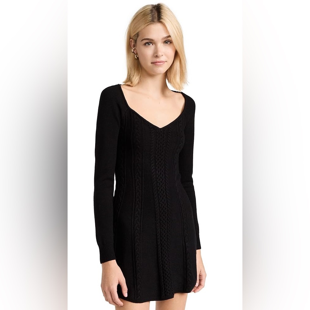 Free People Black Mini Dress